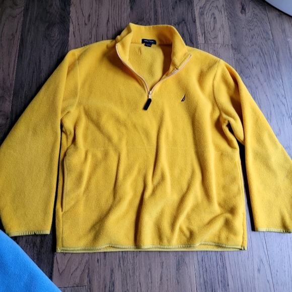 NAUTICA SET OF 2- MENS FLEECE HEAVY DUTY PULLOVER HALF ZIP SWEATSHIRT JACKET - Picture 8 of 11